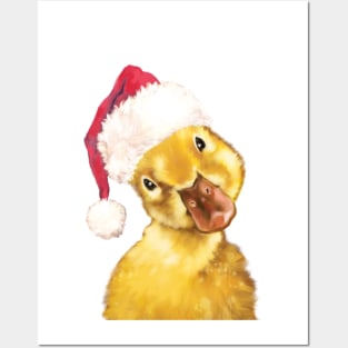 Christmas Baby Duck Posters and Art